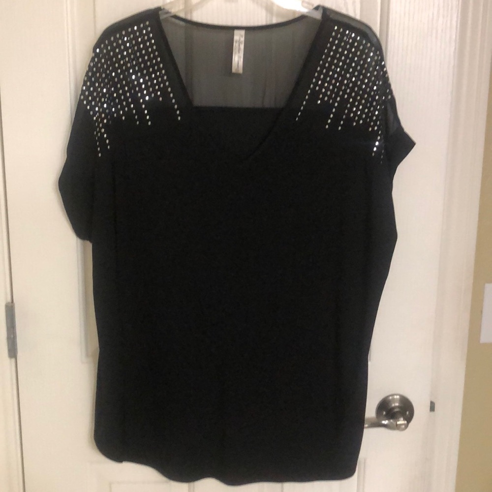 Cute Blouse with Bling